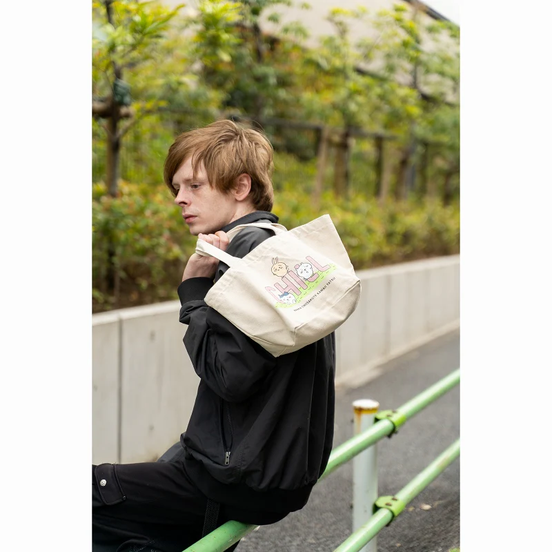 ちいかわ ランチトートバック CHILL(ナチュラル) - Image 4