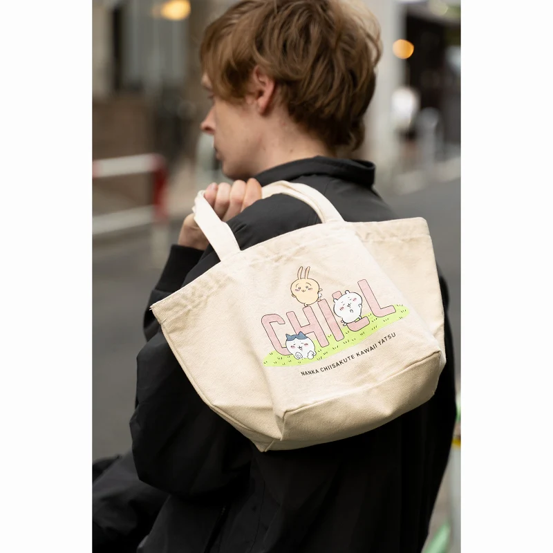 ちいかわ ランチトートバック CHILL(ナチュラル) - Image 6