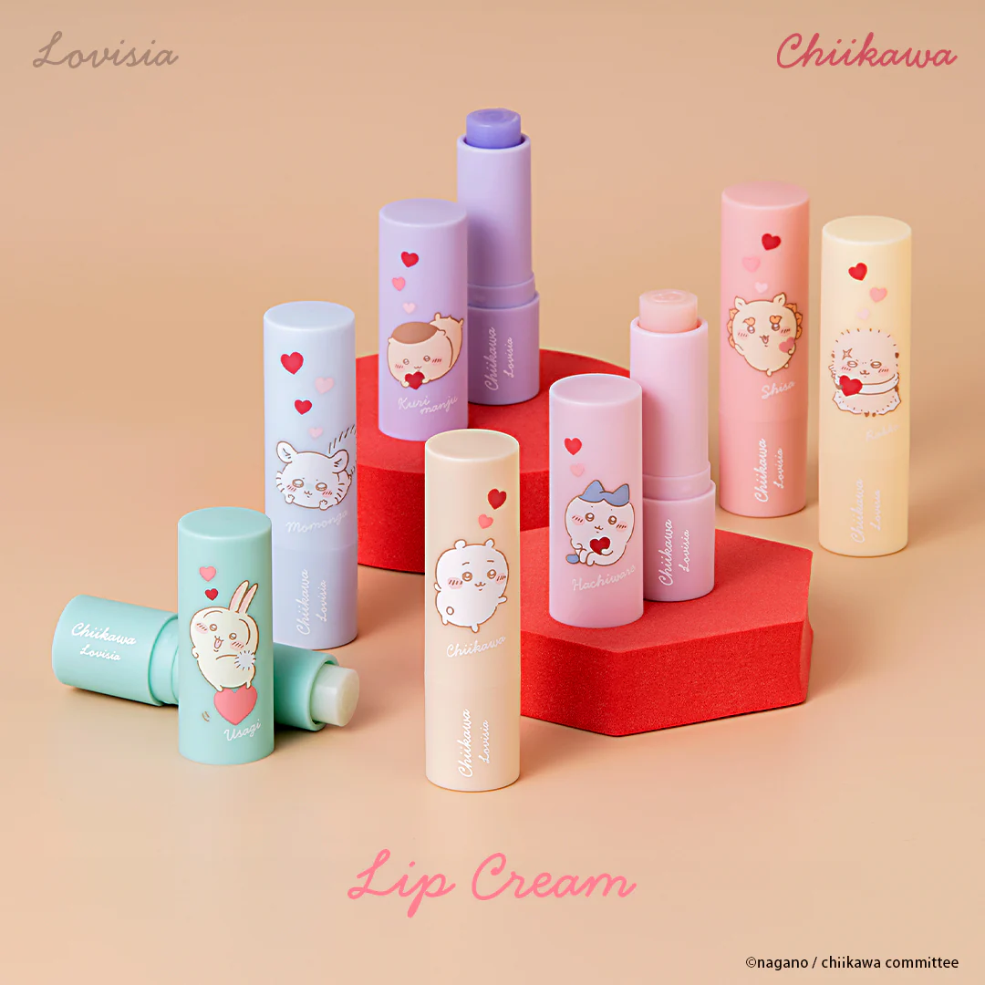 ちいかわ Lovisia リップクリーム ハートシリーズ（ちいかわ） - Image 2