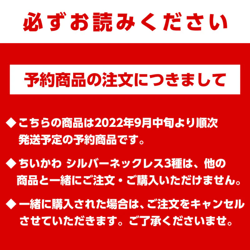 【予約】ちいかわ シルバーネックレス（ハチワレ）【2022年9月中旬より順次発送予定】【通常商品と同時購入・配送希望日指定不可】【キャンペーン対象外】 - Image 16