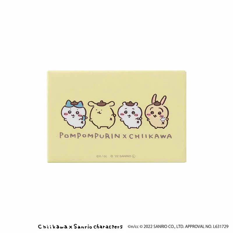 ちいかわ×サンリオキャラクターズ スクエアマグネット（ポムポムプリン×ちいかわ）