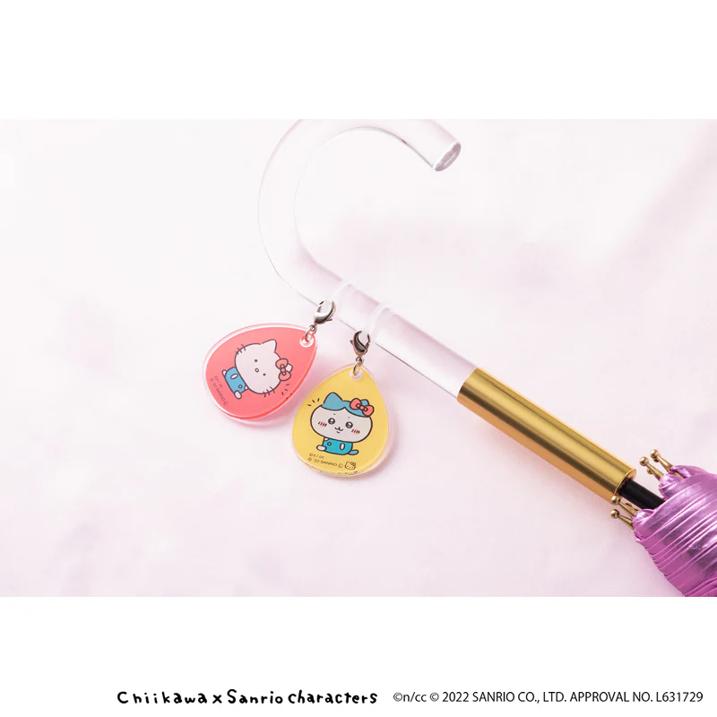 ちいかわ×サンリオキャラクターズ アンブレラマーカー 2個セット(ハチワレ・ハローキティ) - Image 2