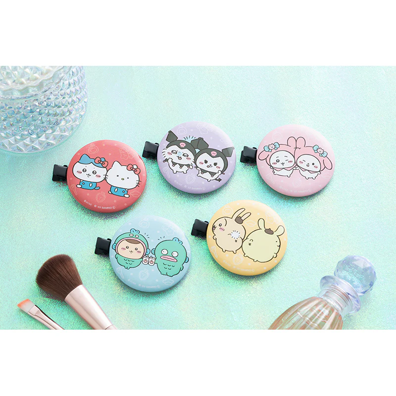 ちいかわ×サンリオキャラクターズ カンカン前髪クリップ（うさぎ・ポムポムプリン） - Image 3