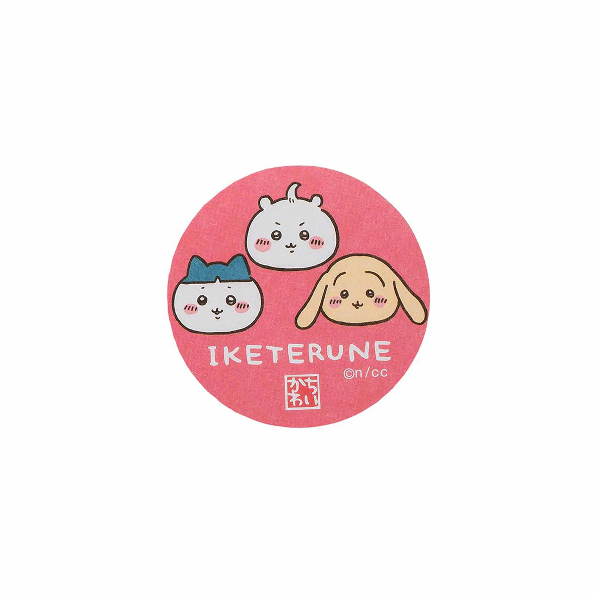 ちいかわ 東京みやげ スマホに貼れるサイズの和紙ステッカー（IKETERUNE）