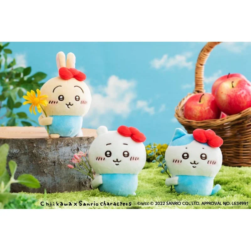 ちいかわ×サンリオキャラクターズ 持ちますマスコット(うさぎ・ハローキティ) - Image 3