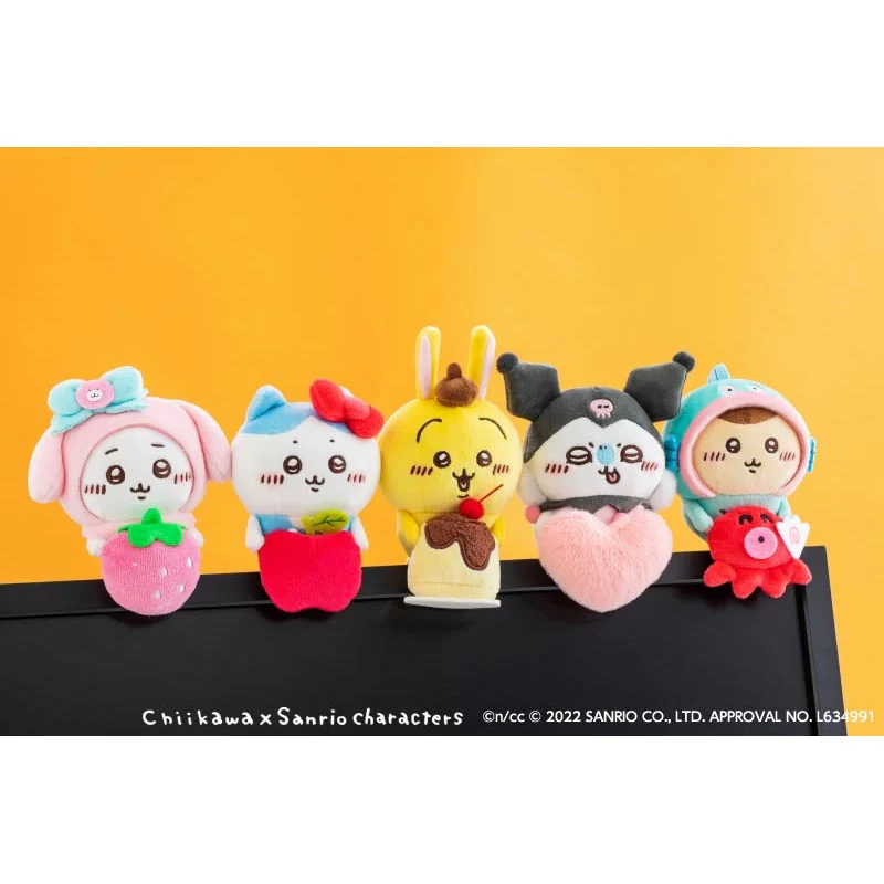 ちいかわ×サンリオキャラクターズ デスクトップから見守るひっかけぬいぐるみ(モモンガ・クロミ) - Image 3