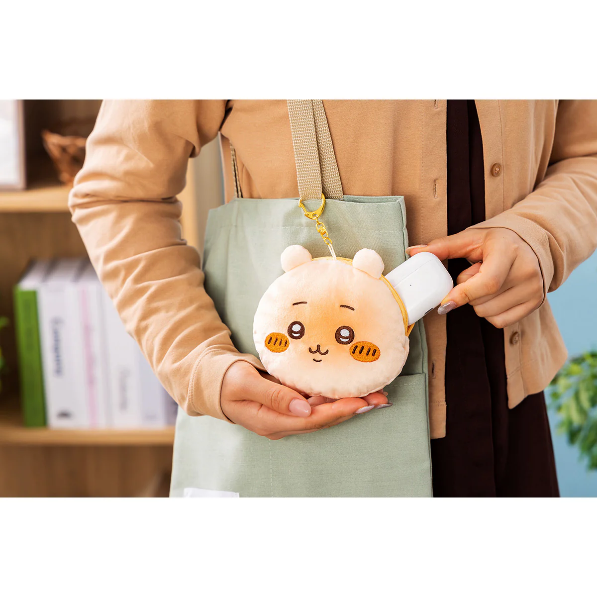 ちいかわ ちいかわベーカリー パンみたいなおかおポーチ(ハチワレ) - Image 3