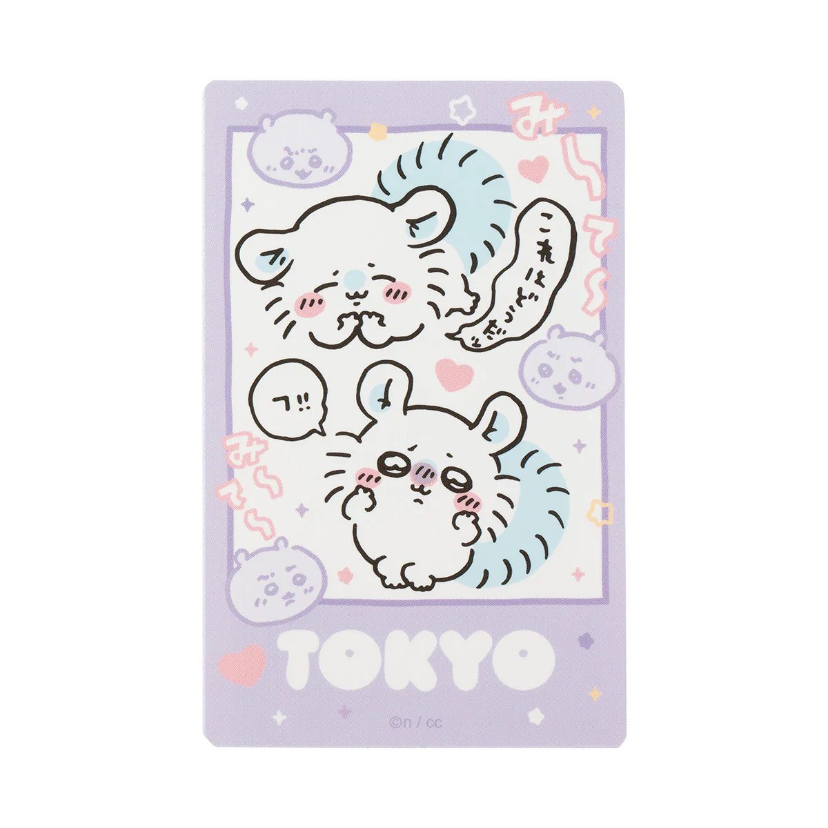 ちいかわ 東京みやげ スマホに貼れるサイズのTOKYOステッカー(モモンガ)