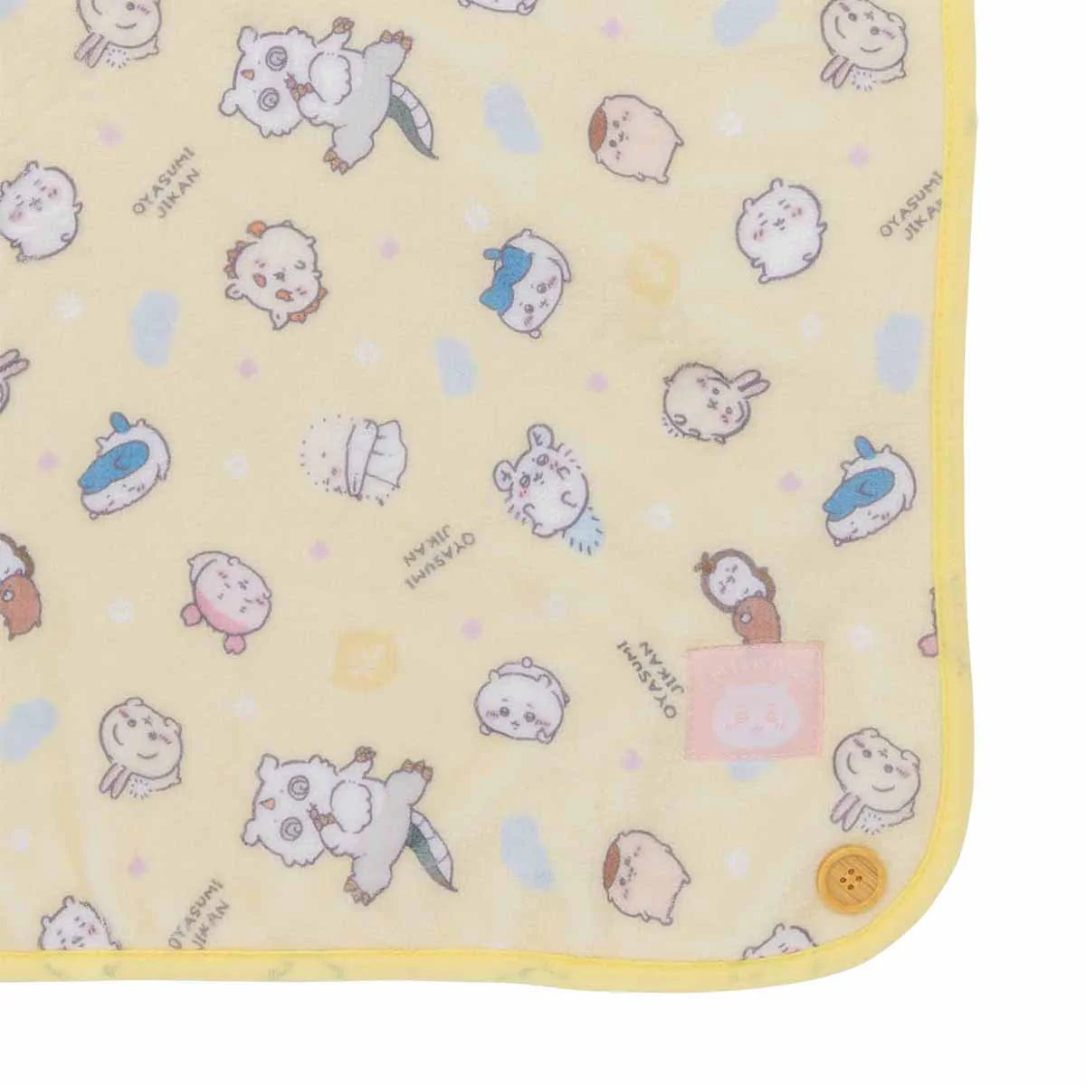 ちいかわ あったか収納ポケット付き3WAYブランケット(パステルイエロー) - Image 7