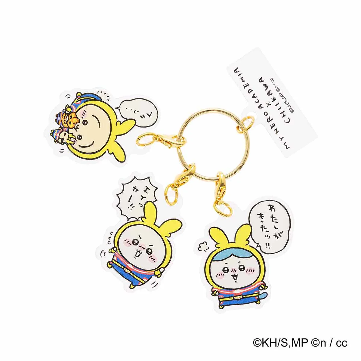 僕のヒーローアカデミア×ちいかわ 3連アクリルチャーム