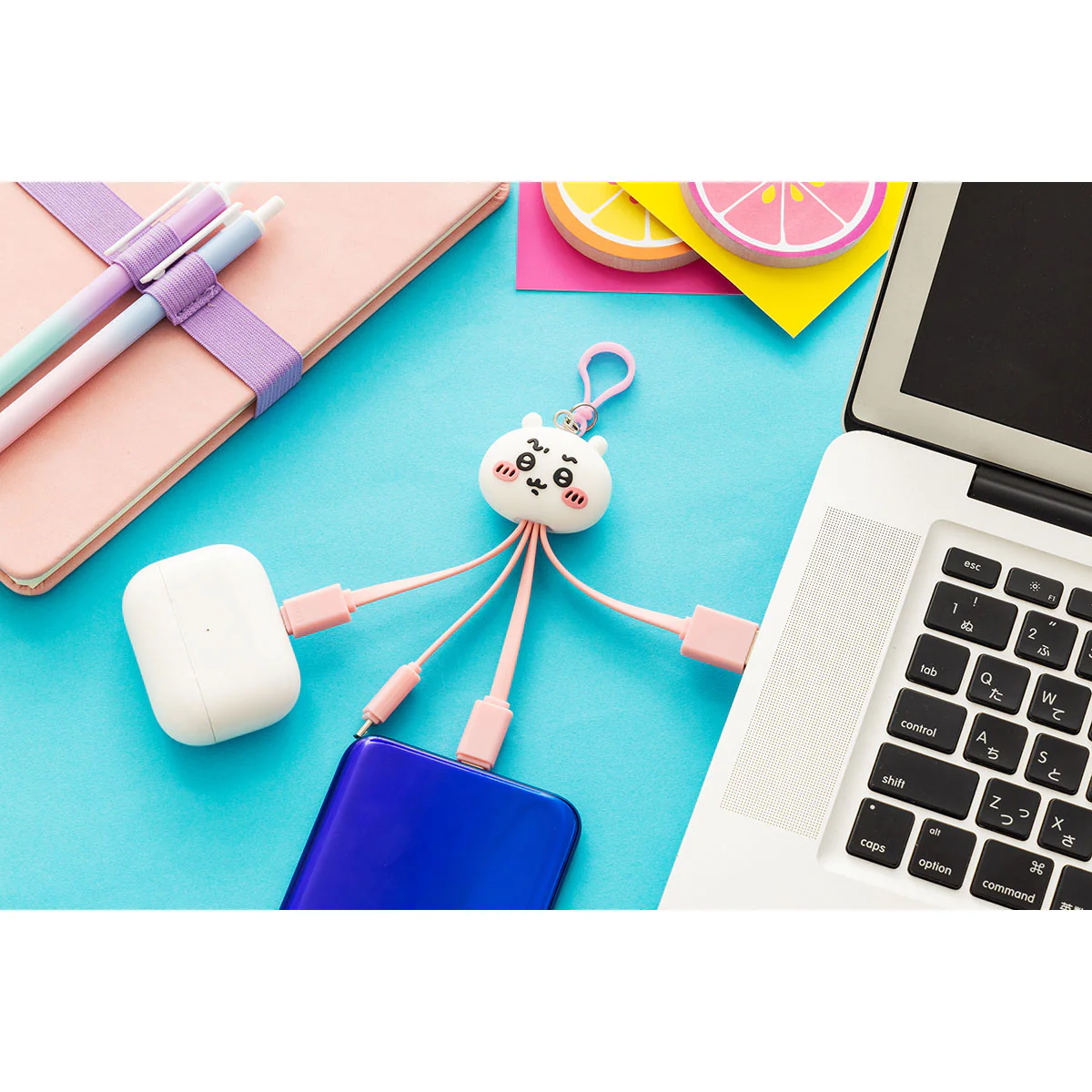 ちいかわ おかおマルチ充電ケーブル（ラッコ） - Image 3
