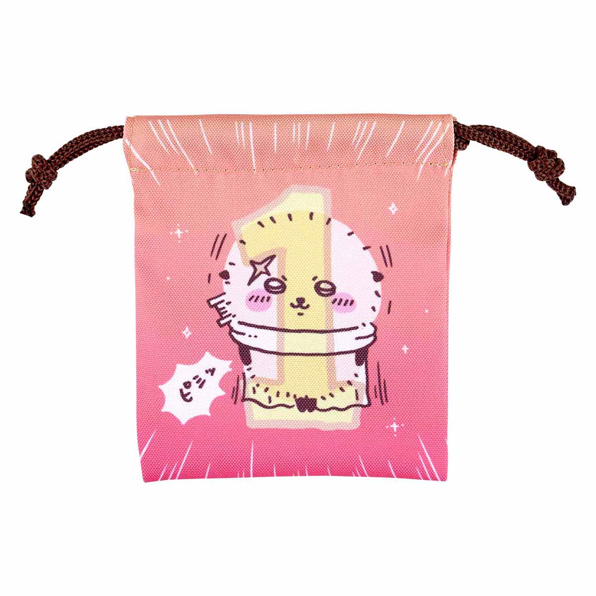 ちいかわ お出かけ楽しみ!な 小分けに便利な2個セットミニ巾着(ハチワレとラッコ) - Image 5