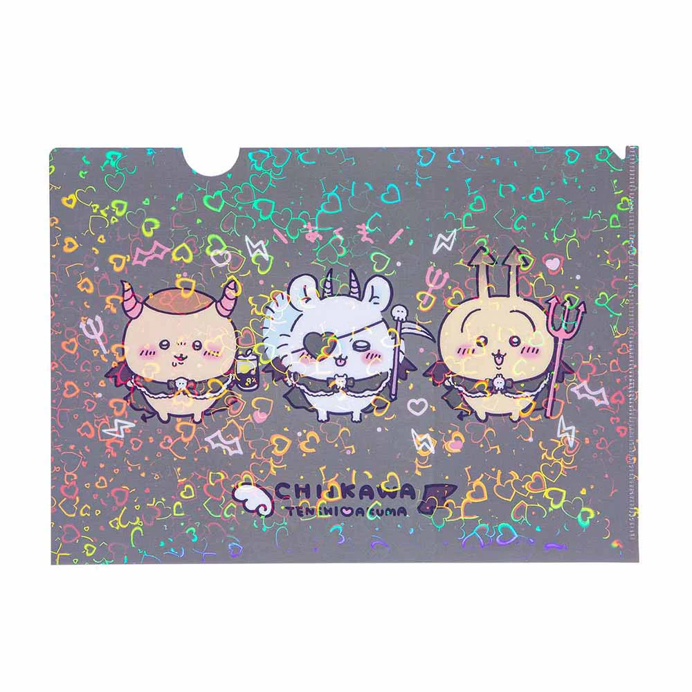 ちいかわ てんし♡あくま ホログラムA4クリアファイル（あくま）