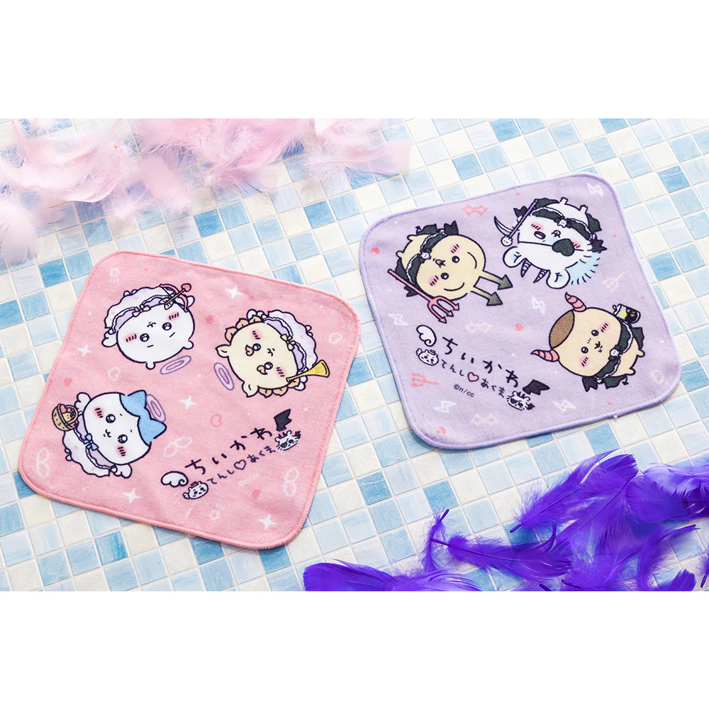 ちいかわ てんし♡あくま ハンドタオル（あくま） - Image 2