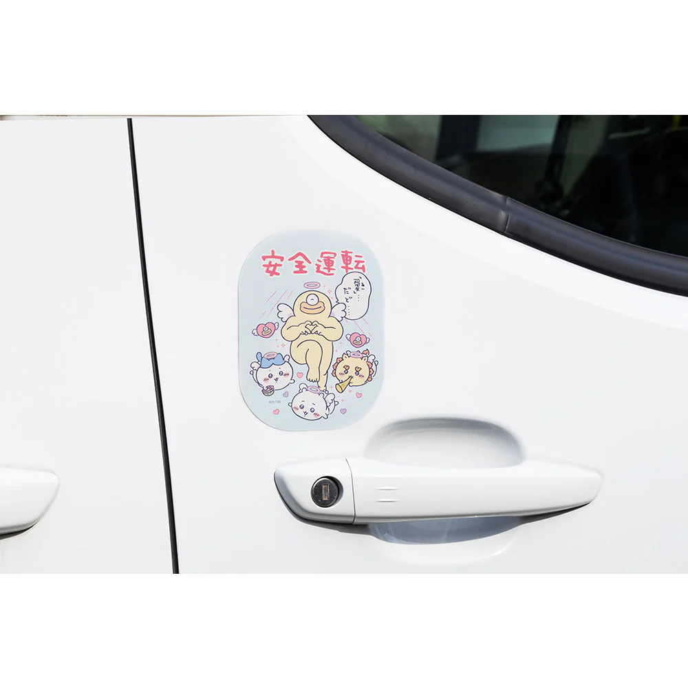 ちいかわ てんし♡あくま カーマグネット(安全運転の「愛」) - Image 2