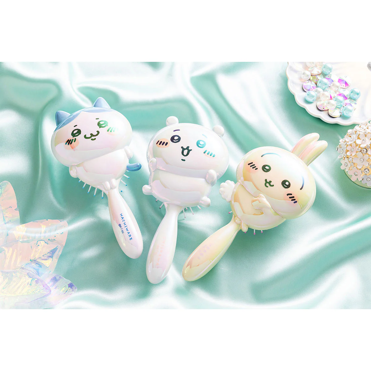 ちいかわ オーロラ ダイカットヘアブラシ(ハチワレ) - Image 2