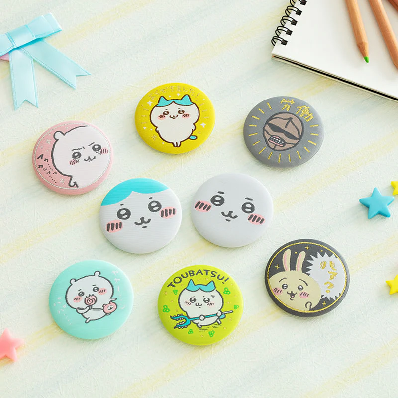 ちいかわ　ブラインド織り布缶バッジ（個箱） - Image 3