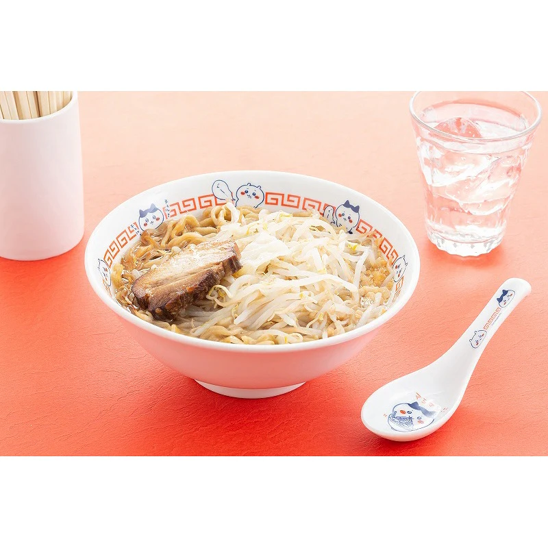 ちいかわ　ラーメンどんぶり＆レンゲセット - Image 3