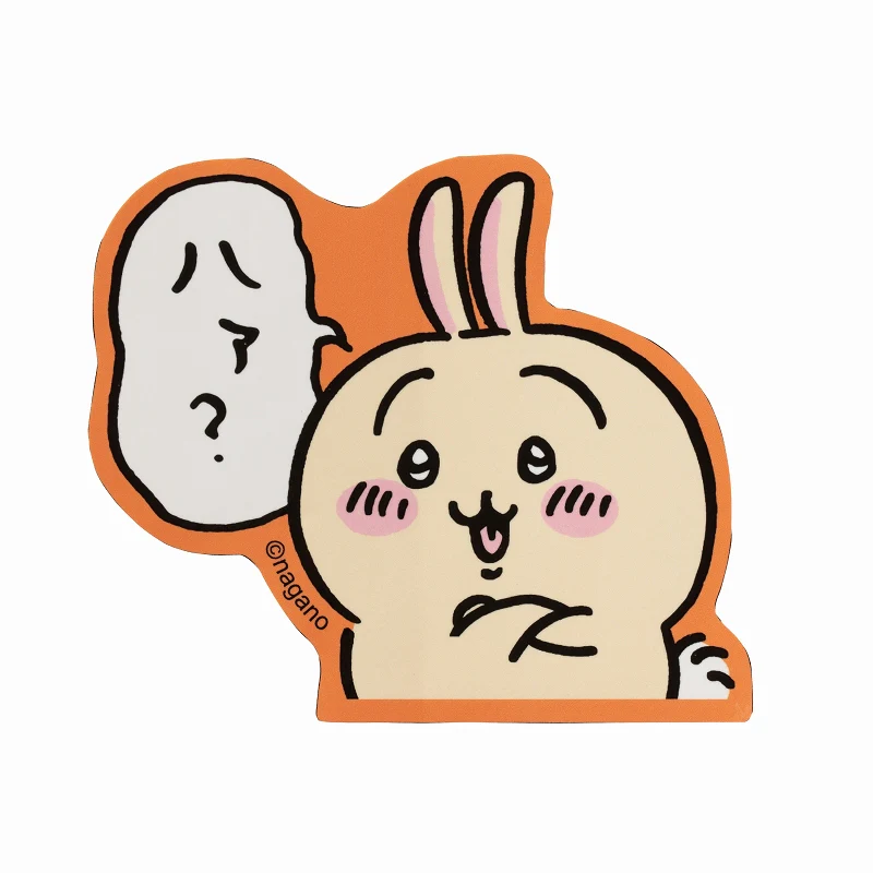 ちいかわ ステッカー(うさぎ「ハア?」) - Image 2