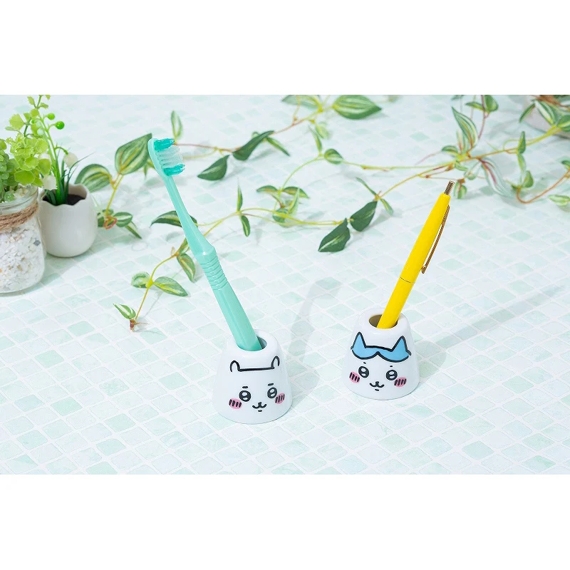 ちいかわ　ペン＆歯ブラシスタンド（ハチワレ） - Image 3