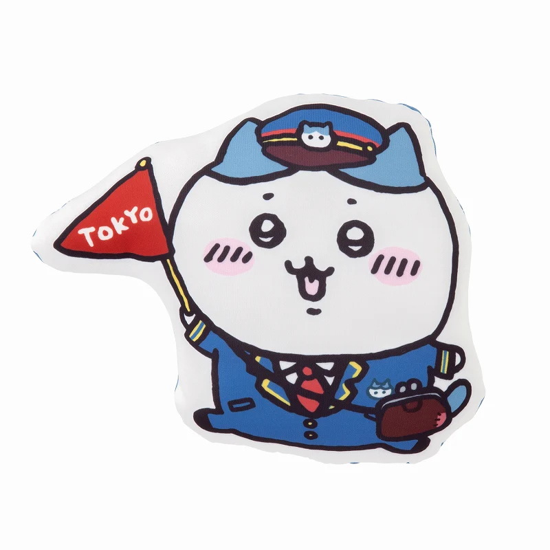 ちいかわステーション 駅員さんなゆるカットクッション（ハチワレ）【１会計 ２個まで】 - Image 2