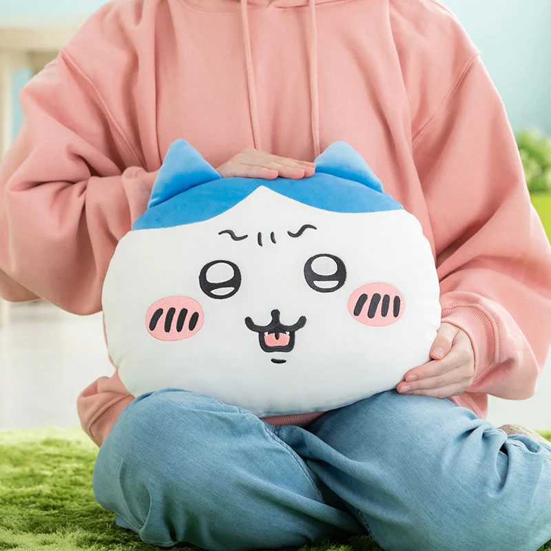 ちいかわ 困惑するおかおクッション（ハチワレ） - Image 7