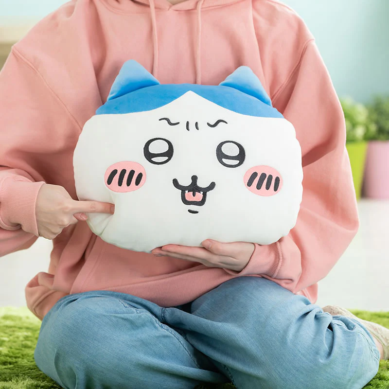 ちいかわ 困惑するおかおクッション（ハチワレ） - Image 8