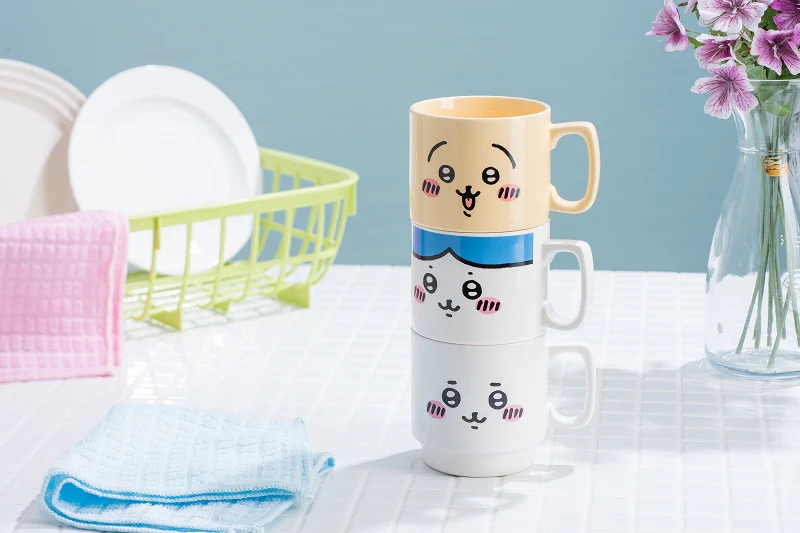 ちいかわ　陶器なスタックマグ（ハチワレ） - Image 3