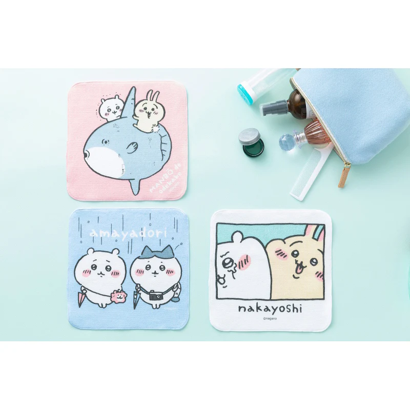 ちいかわ なかよしおでかけハンドタオル（なかよし） - Image 3