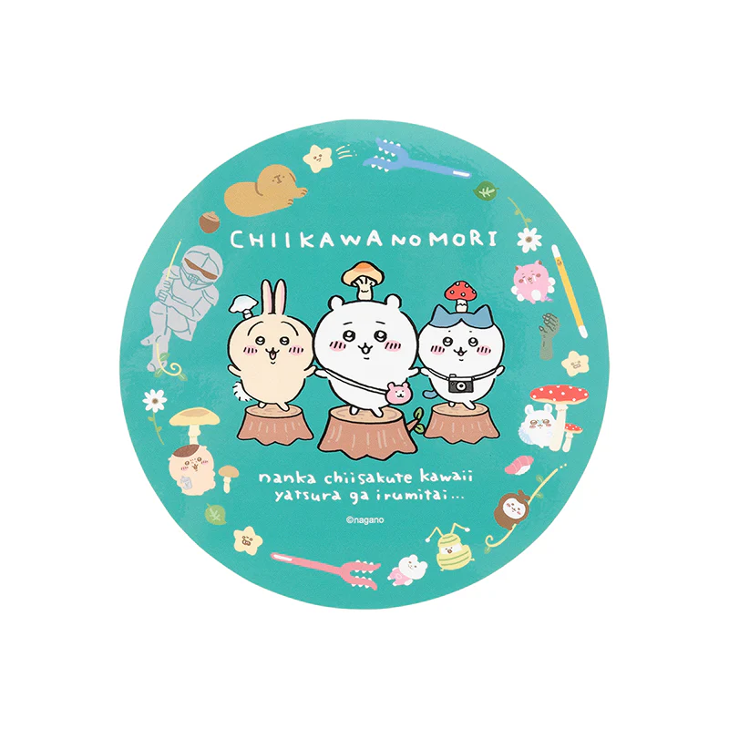 ちいかわ ゆるカットビッグステッカー（ちいかわの森） - Image 2