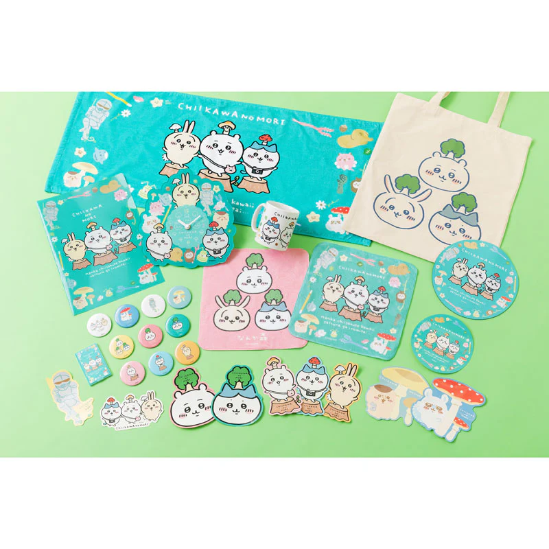 ちいかわ ゆるカットビッグステッカー （きのこハチワレ） - Image 4