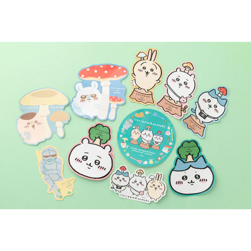 ちいかわ ゆるカットビッグステッカー （きのこモモンガ） - Image 3