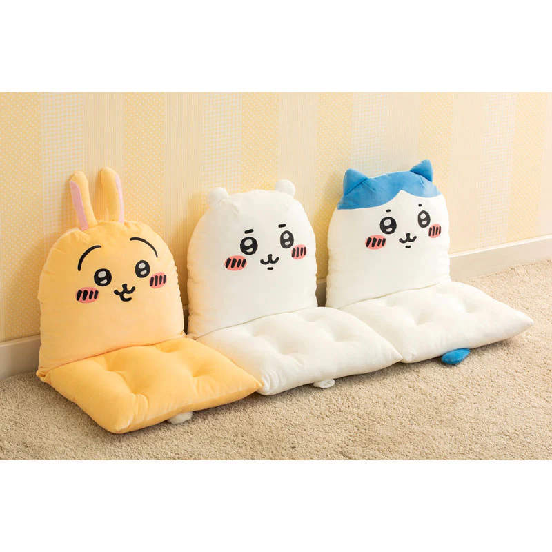 ちいかわ もちもちリラックスチェアクッション（ハチワレ） - Image 7
