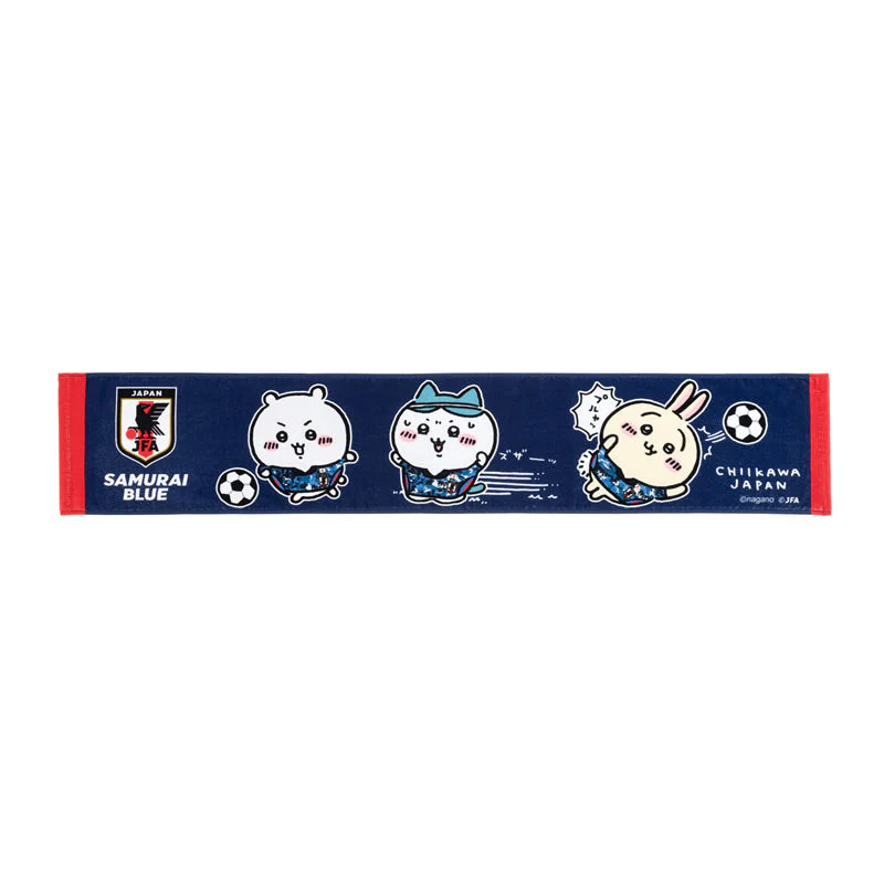 ちいかわのマフラータオル サッカー日本代表ver.