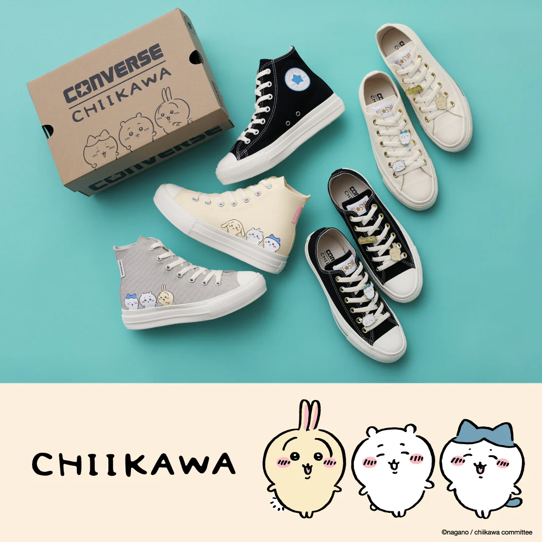 ちいかわ CONVERSE×ちいかわ ALL STAR GD OX / CHIIKAWA BLACK【他の商品と同時購入不可】 - Image 3