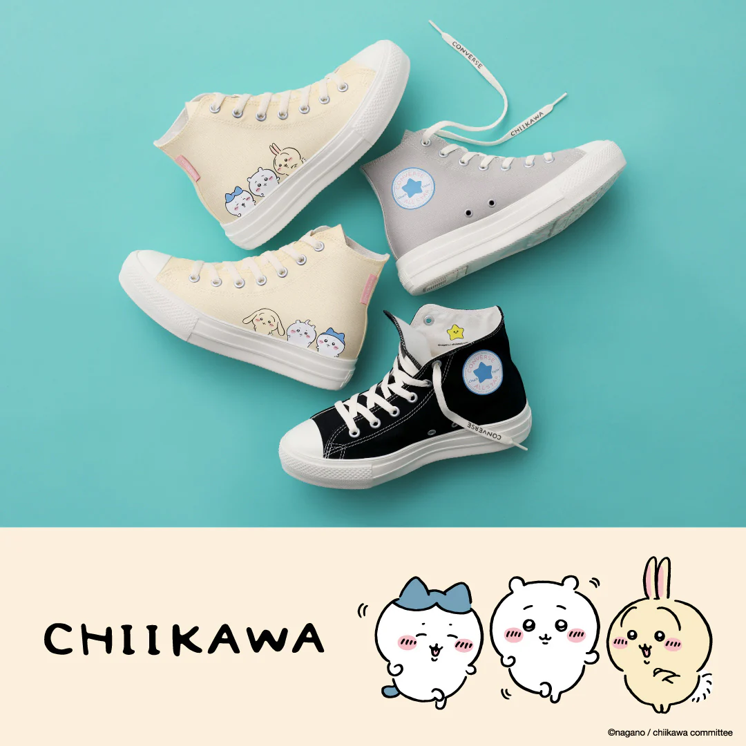 ちいかわ CONVERSE×ちいかわ ALL STAR LIGHT PLTS PT HI / CHIIKAWA BLACK【他の商品と同時購入不可】 - Image 3