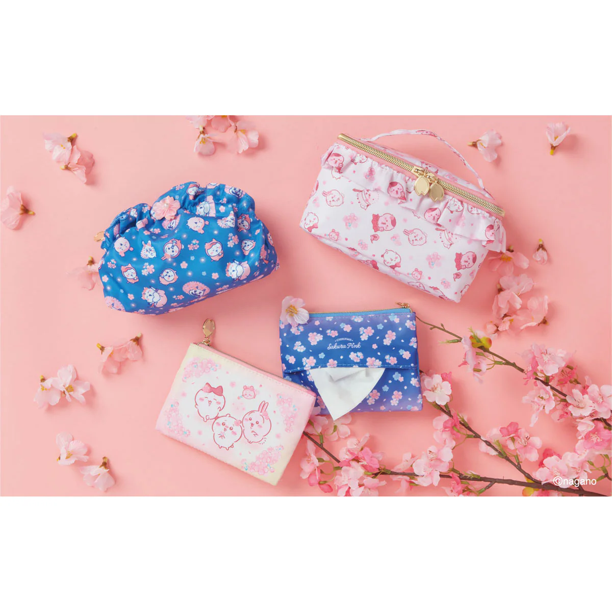 ちいかわ メモミニ（Sakura Pink・ヨザクラ・ちいかわ＆ハチワレ＆うさぎ） - Image 4