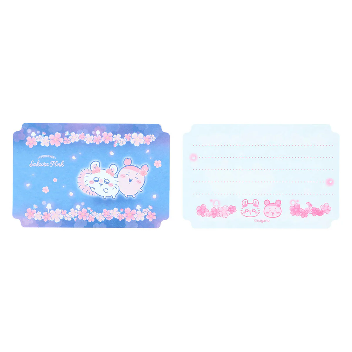ちいかわ ダイカットミニレターセット(Sakura Pink・ヨザクラ) - Image 7