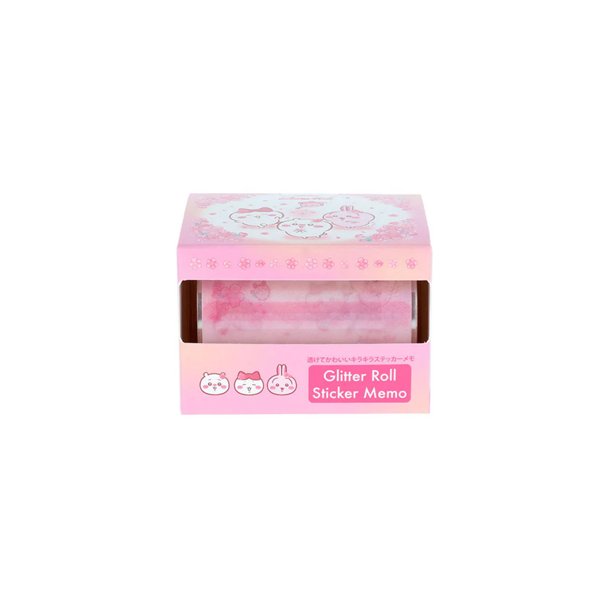 ちいかわ グリッターロールステッカーメモ(Sakura Pink・サクラ) - Image 5