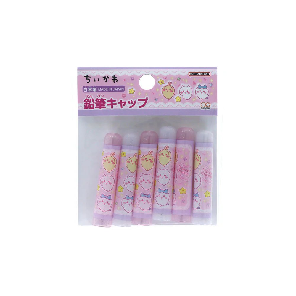 ちいかわ 鉛筆キャップ（Twinkle Chiikawa） 6本