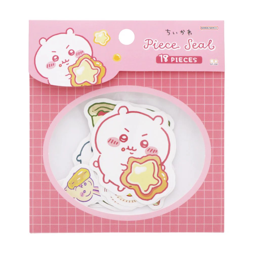 ちいかわ ピースシール(もぐもぐピンク)