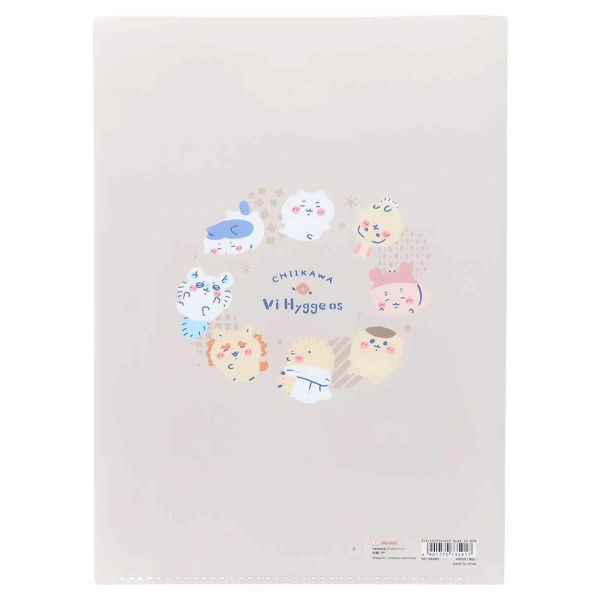 ちいかわ ダイカットクリアファイル5P（おかお） - Image 2