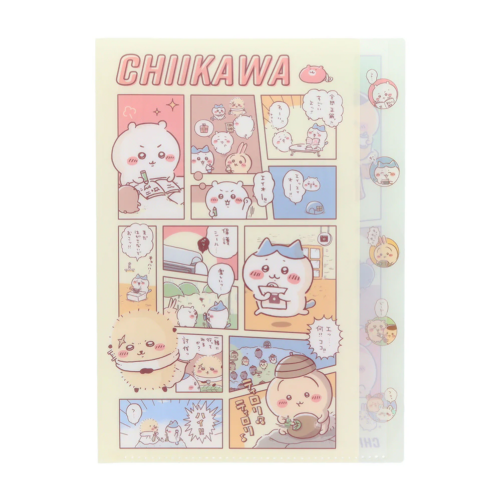 ちいかわ ダイカットクリアファイル5P(コミック)