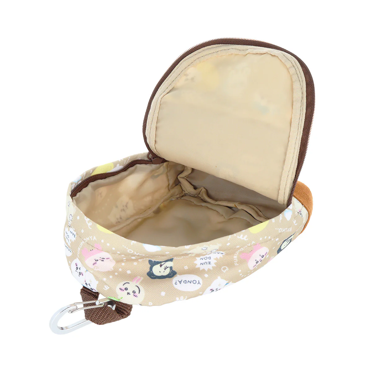 ちいかわ ペンケース BACKPACK ボトムスウェード OD28（ベージュ） - Image 5
