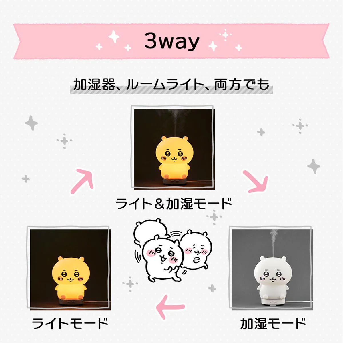 ちいかわ ルームライト加湿器(ちいかわ) - Image 3