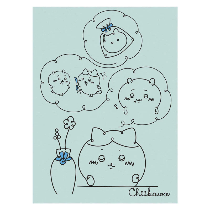 ちいかわ ファブリックポスターM リボン
