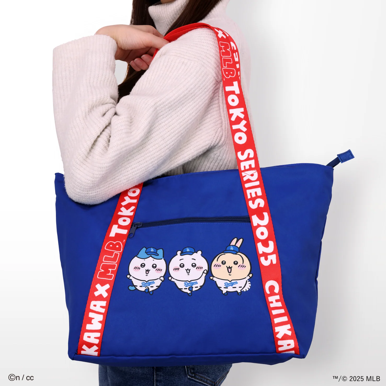 【予約】ちいかわ×MLB TOKYO SERIES トートバッグ（ドジャース）【2025年6月下旬より順次発送予定（発送延期の場合もキャンセル不可）】【通常商品と同時購入・配送希望日指定不可】【キャンペーン対象外】 - Image 3