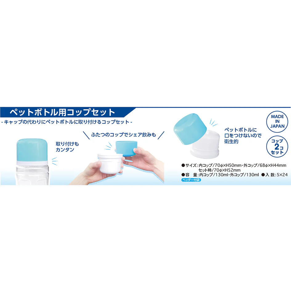 ちいかわ ペットボトル用コップセット（ピンク） - Image 4