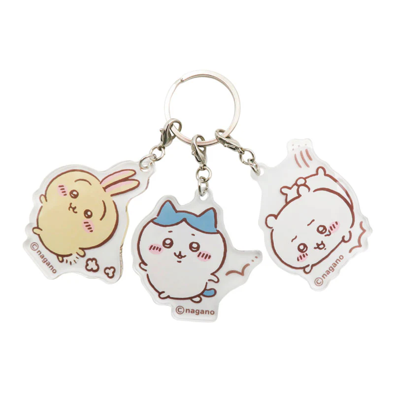 ちいかわ 3連アクリルキーホルダー(ちいかわ/ハチワレ/うさぎ) - Image 4