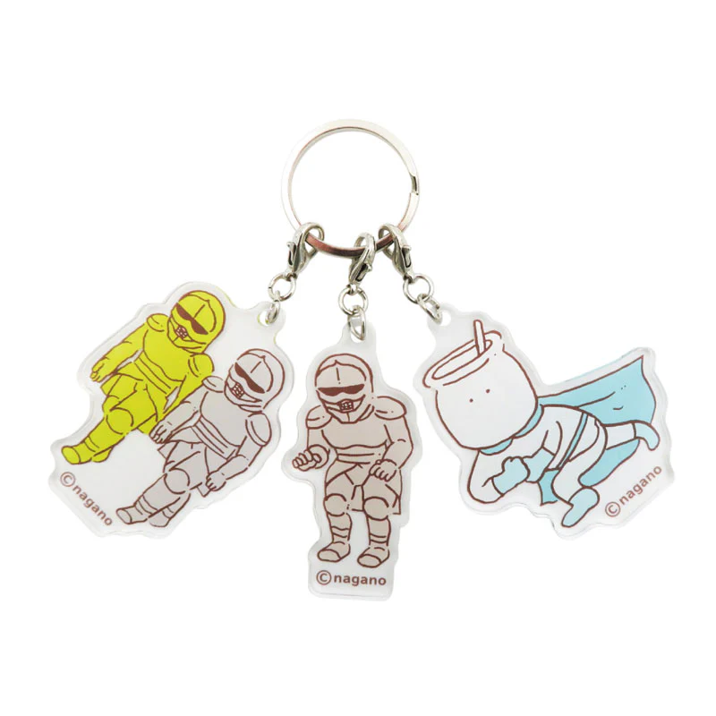 ちいかわ 3連アクリルキーホルダー(鎧さんたち) - Image 2